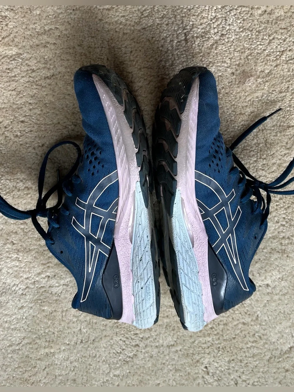 Asics Gel-Kayano 28 Women's Blue Running Shoes - Size 10.5 M - #1012B047 - VGUC